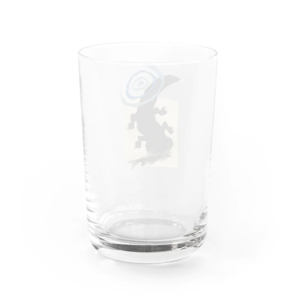 心の森ミュージアム　遊童館のオオサンショウウオ Water Glass :back