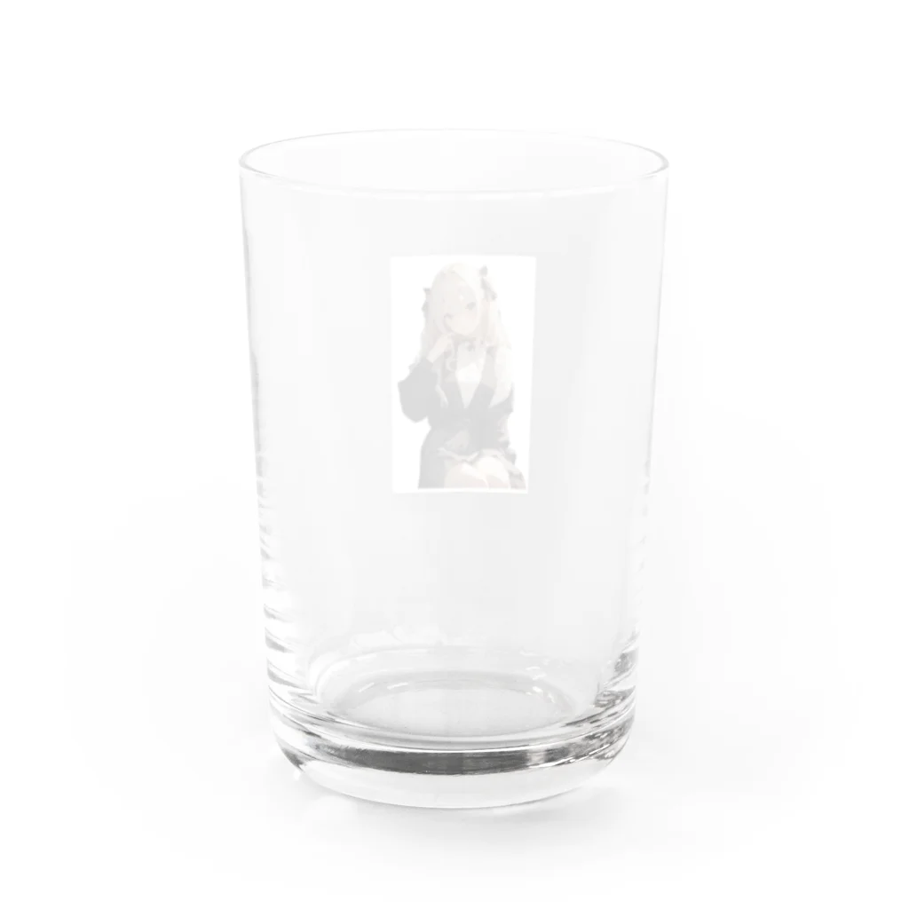 ビッグスマイルライフの金髪美女 Water Glass :back