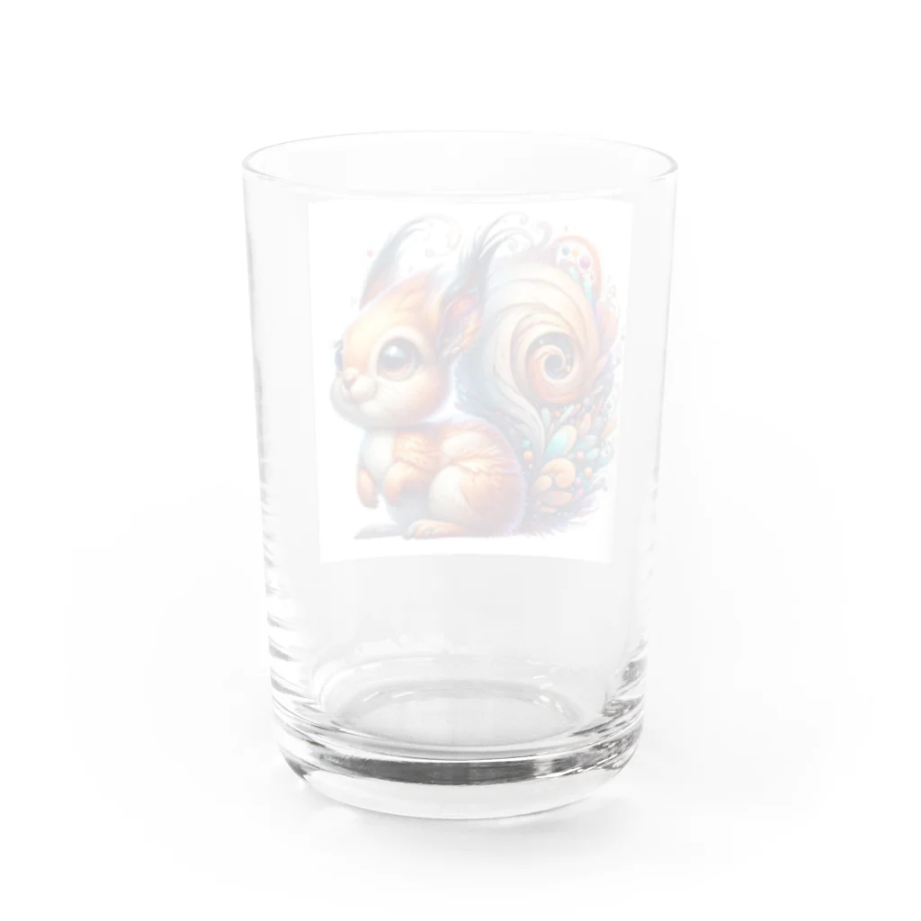 Mofflesのリスス Water Glass :back