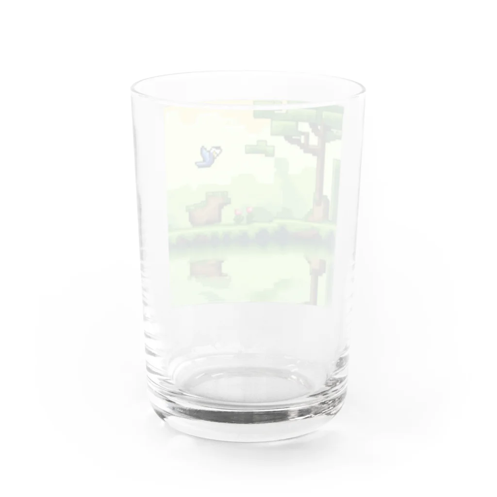 yopipidazeの飛ぶ鳥を落とす勢い Water Glass :back