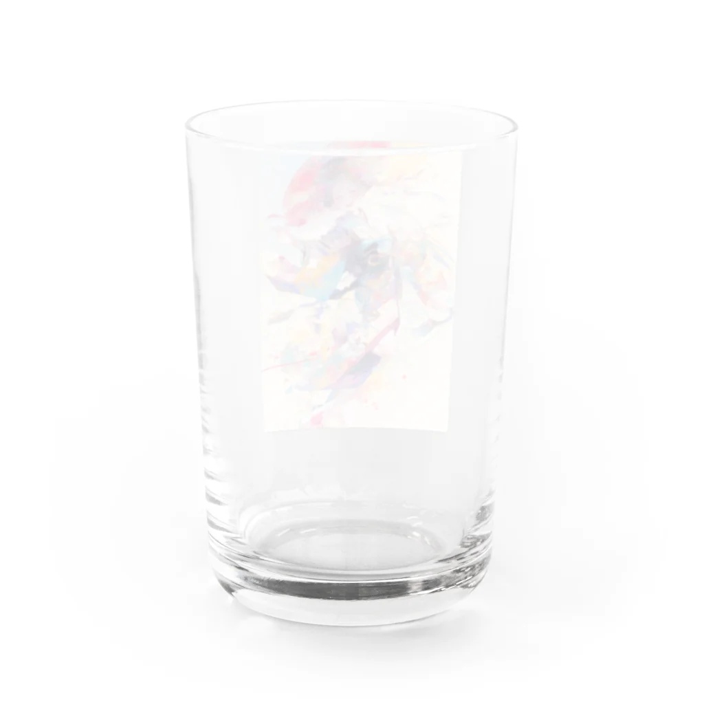 AQUAMETAVERSEの日本舞踊　なでしこ1478 Water Glass :back