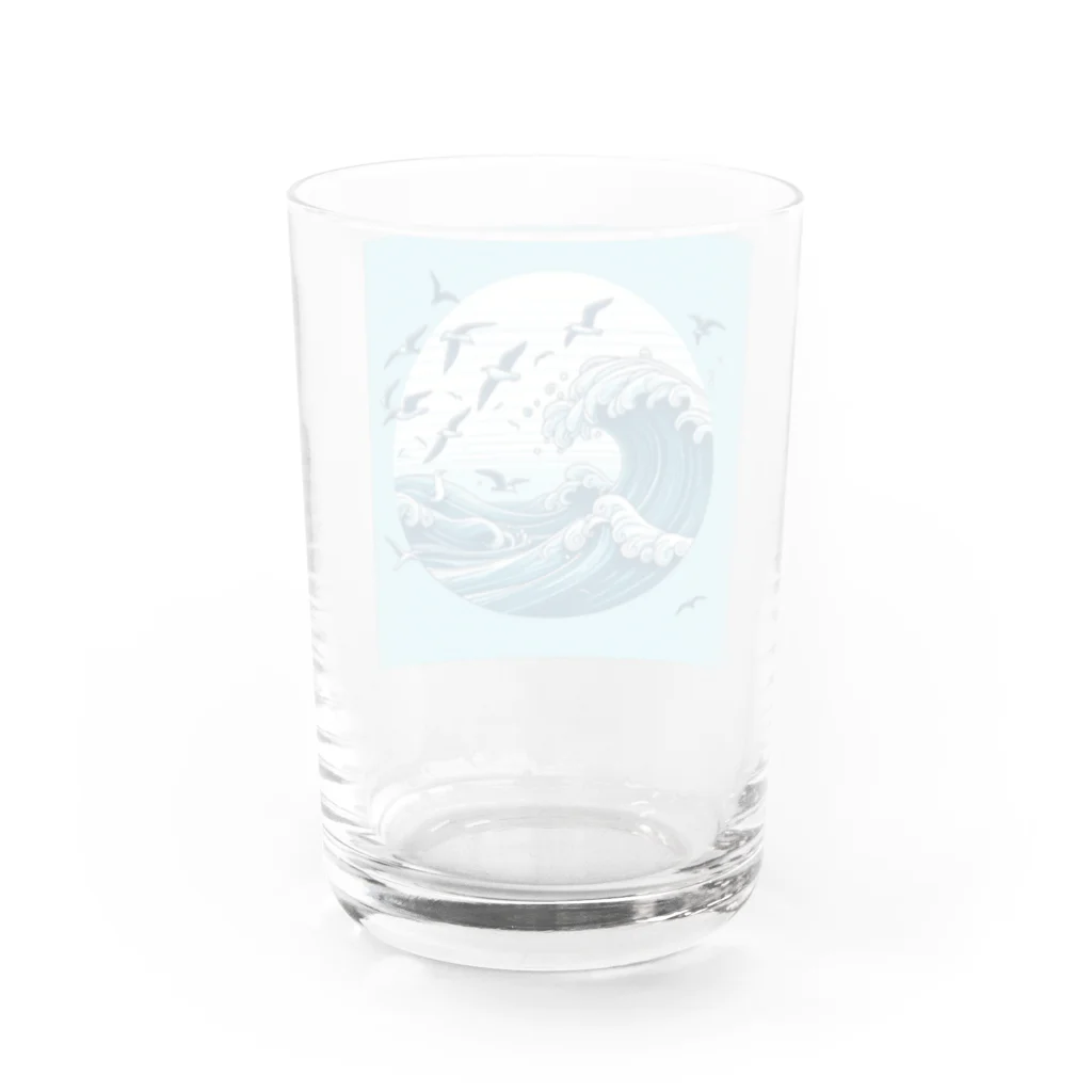 Nattu/のかもめと海 Water Glass :back