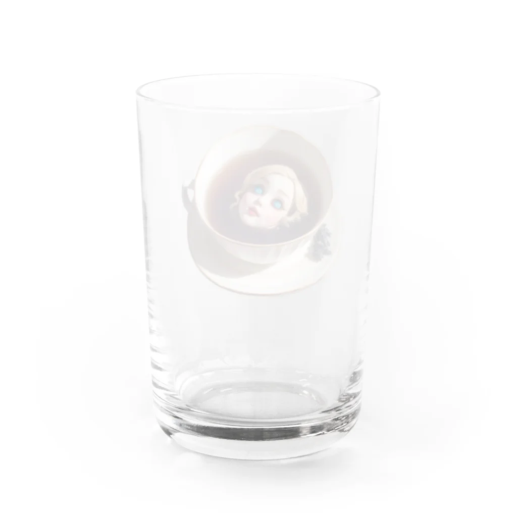 【ホラー専門店】ジルショップの生首ドールティー Water Glass :back