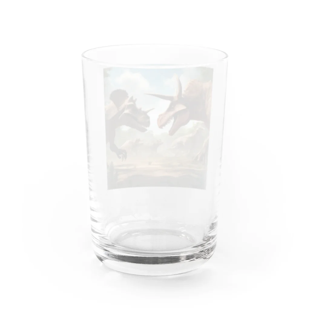 てぃっちゃんの恐竜　 Water Glass :back