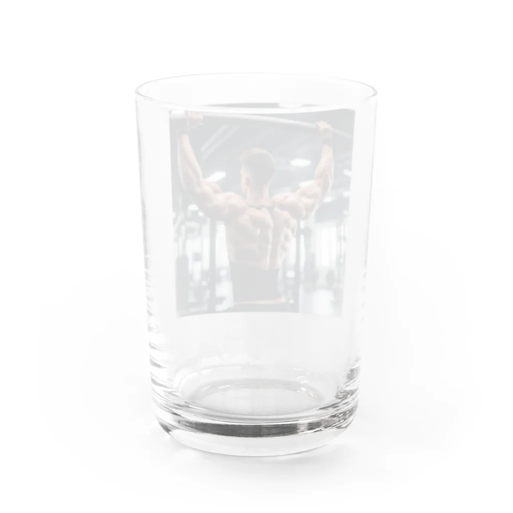 masa11253345のパワフルなトレーニング Water Glass :back