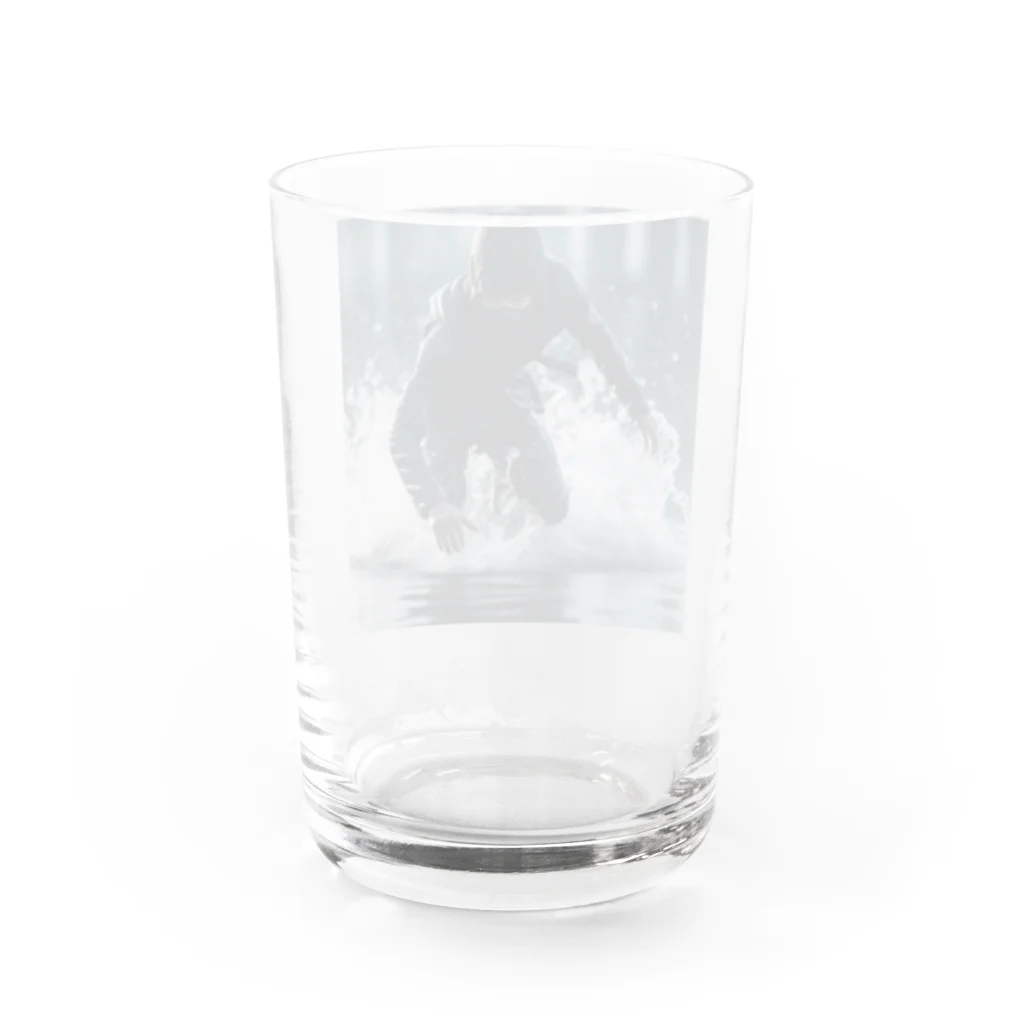 ninja925の水の上を走る忍者 Water Glass :back