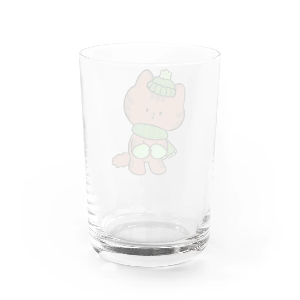 NeKO-SUiのマフラーねこ Water Glass :back