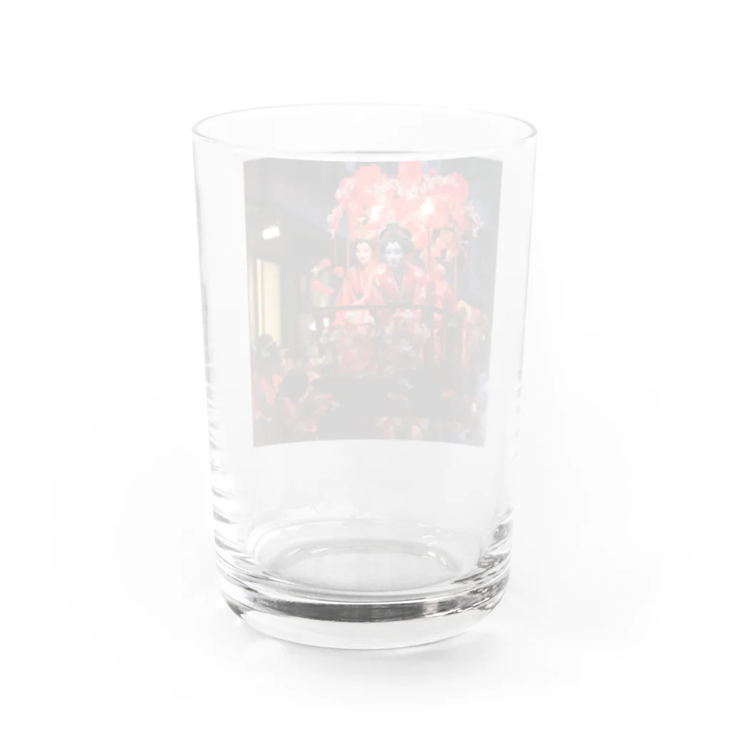 AQUAMETAVERSEの日本三大祭り　祇園祭　akari 2204 Water Glass :back