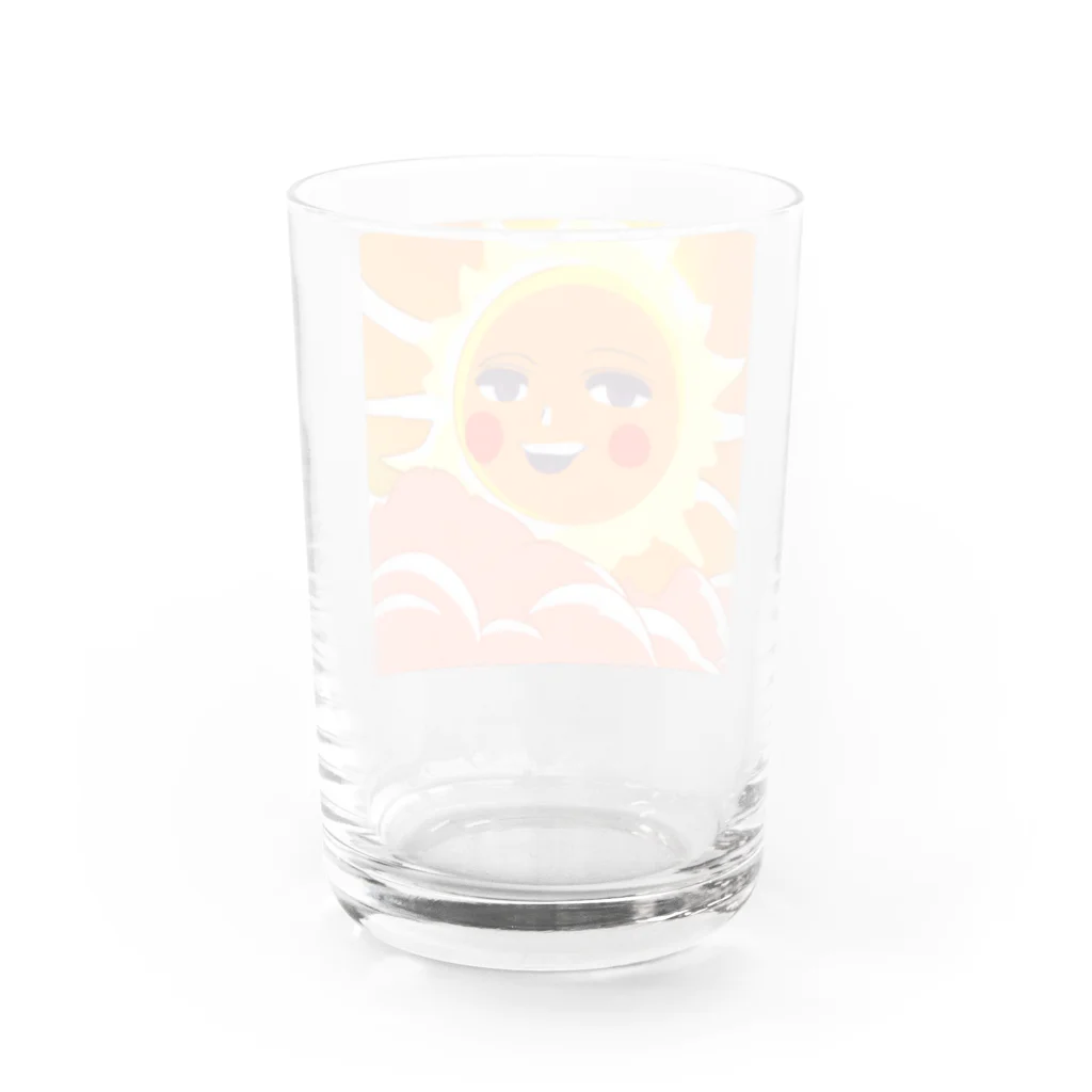 Kousuke2の太陽のように明るく元気よく Water Glass :back