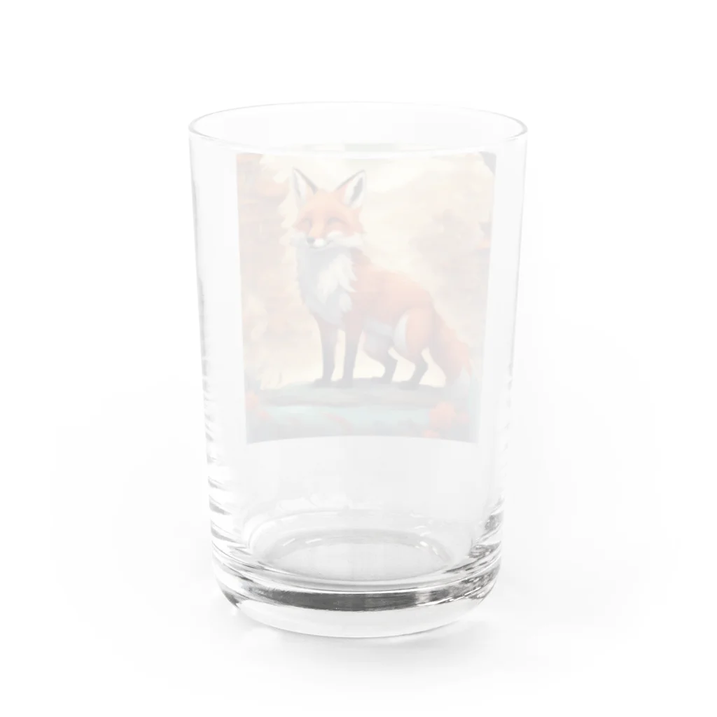 ブルーレイの遠い異国の伝説を語る狐 Water Glass :back