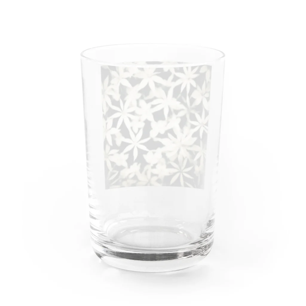 ituituの花柄ファッション Water Glass :back