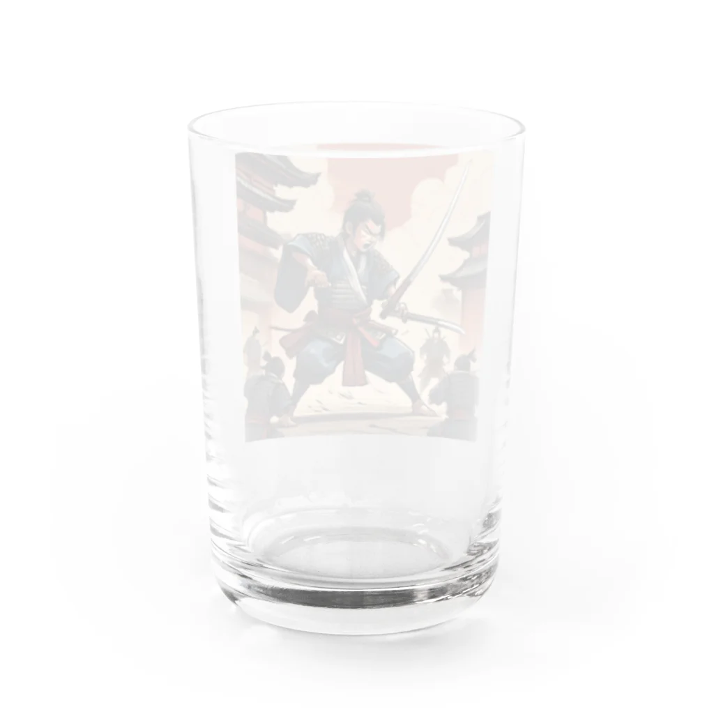 いっちーの侍 Water Glass :back