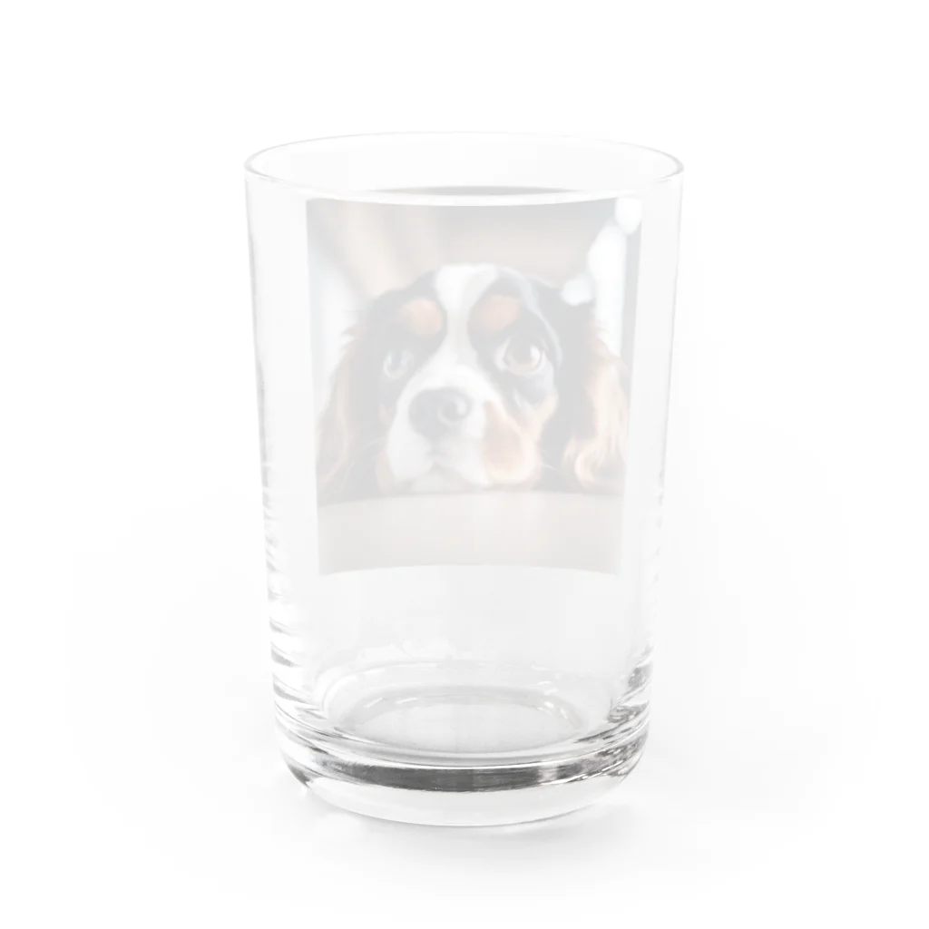 LoraCafeの見つめてBarry Water Glass :back