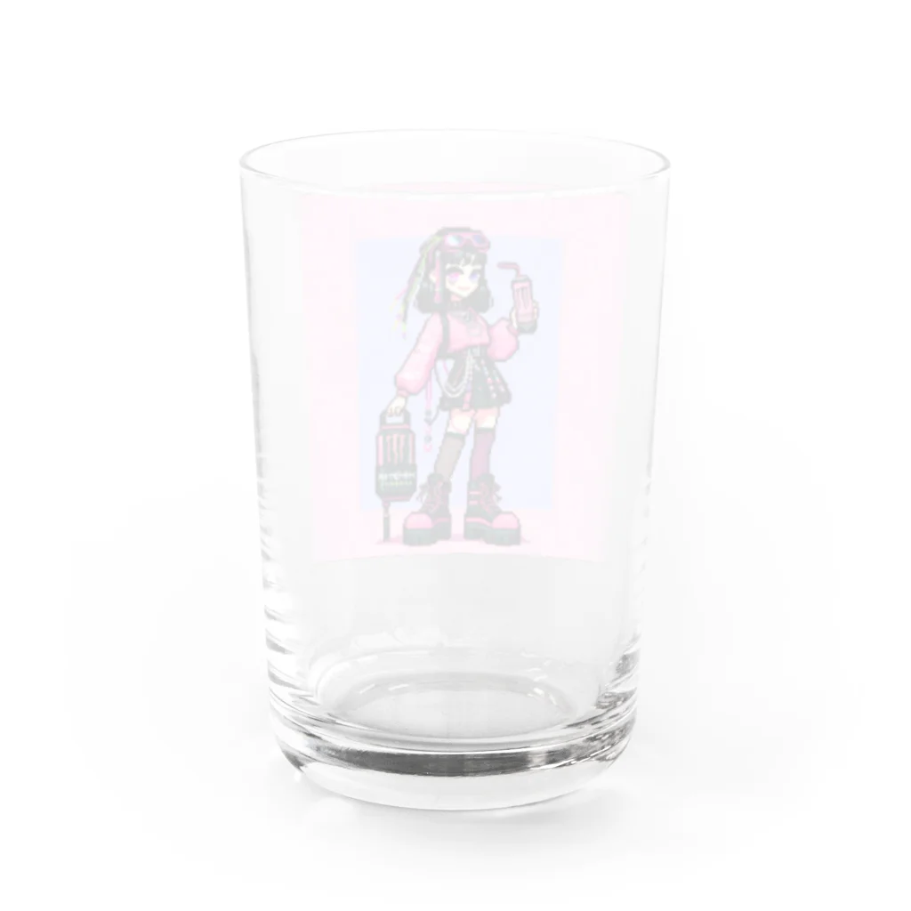 蒲田　次郎のピクセルピンモンガール2 Water Glass :back