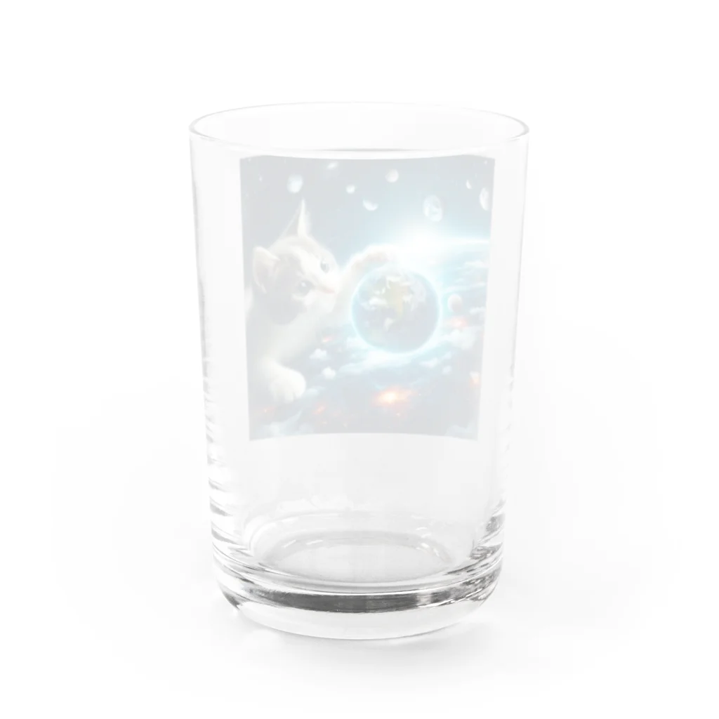 kochi-51の宇宙猫 Water Glass :back