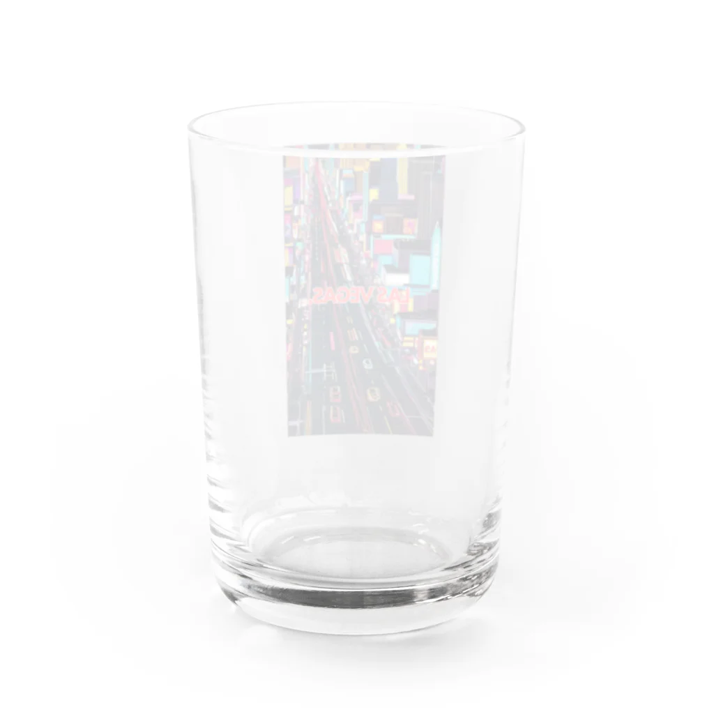 GlassyGlamのラスベガス Water Glass :back