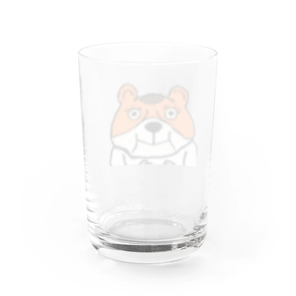 デカい公スターのおじハム Water Glass :back