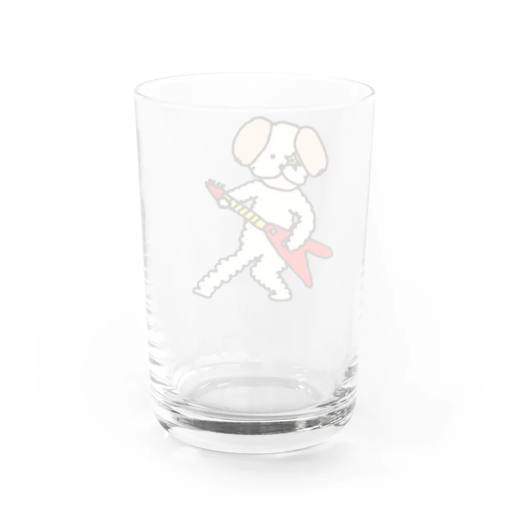 チワシーのくるみのチワシーのバンドマン Water Glass :back