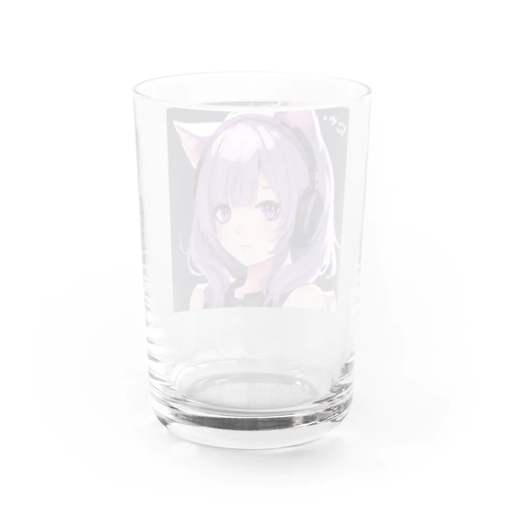 nukojiroの猫耳系女子 Water Glass :back