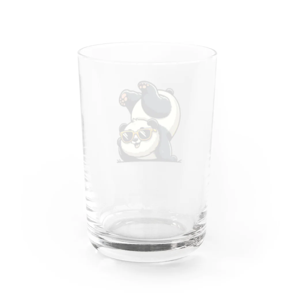 K_Aのひっくりパンダ Water Glass :back