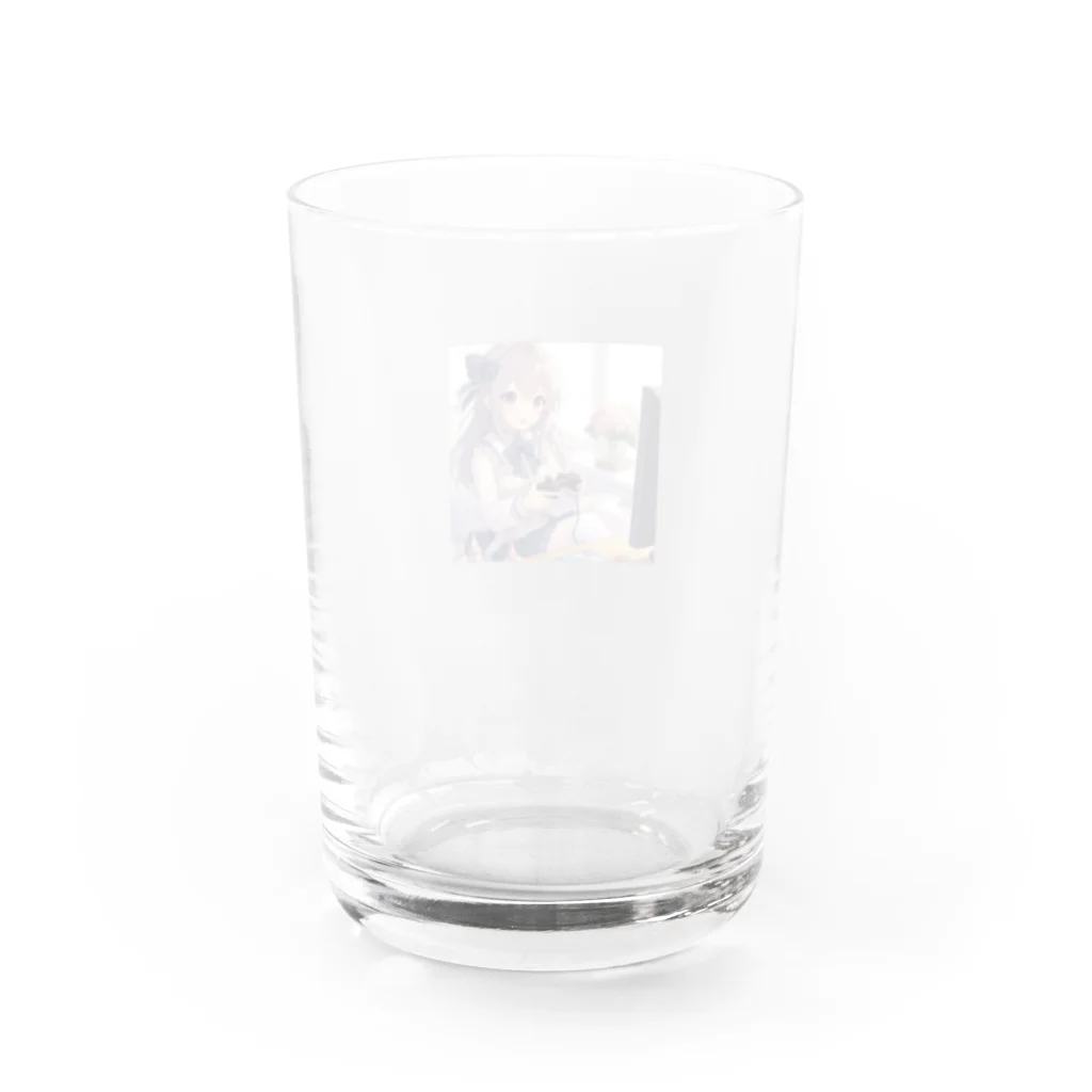 HKG Storeのゲーム女子 Water Glass :back