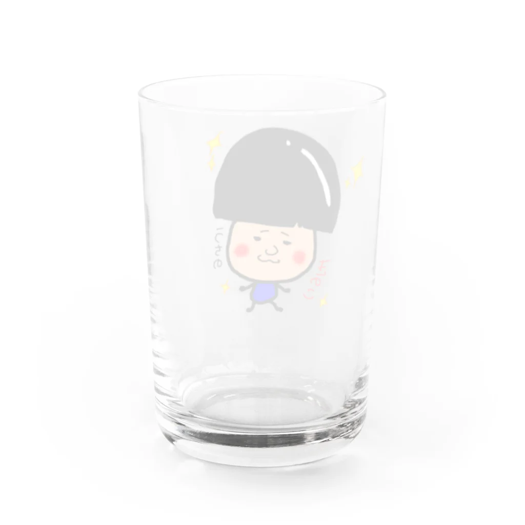 hatoyuのEのうちのキノコ♡ Water Glass :back