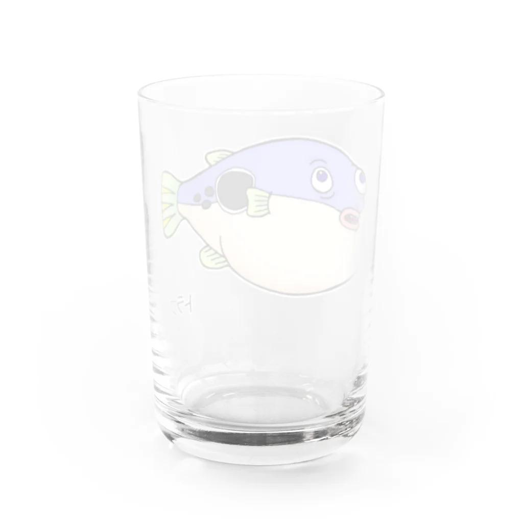 きなこおはぎのお店のトラフグ Water Glass :back