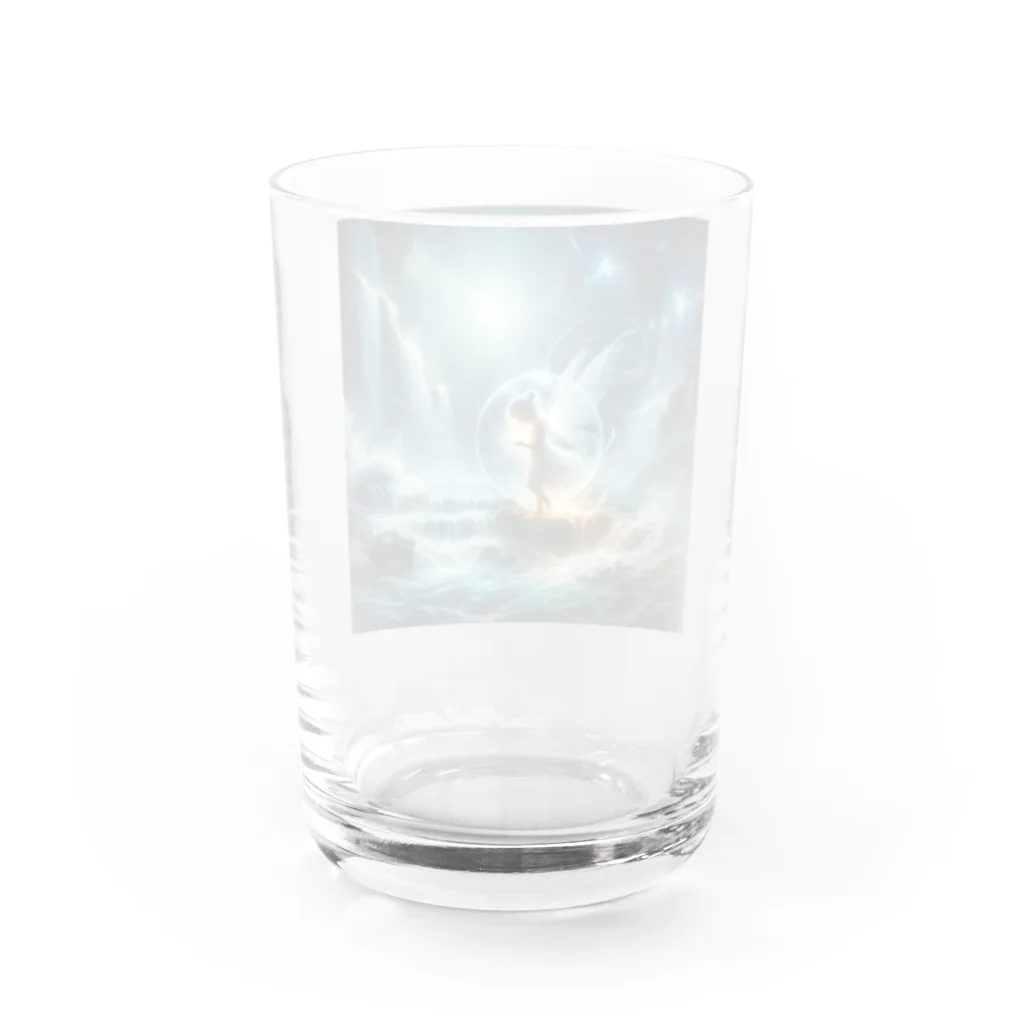 太陽の手の水の妖精 Water Glass :back