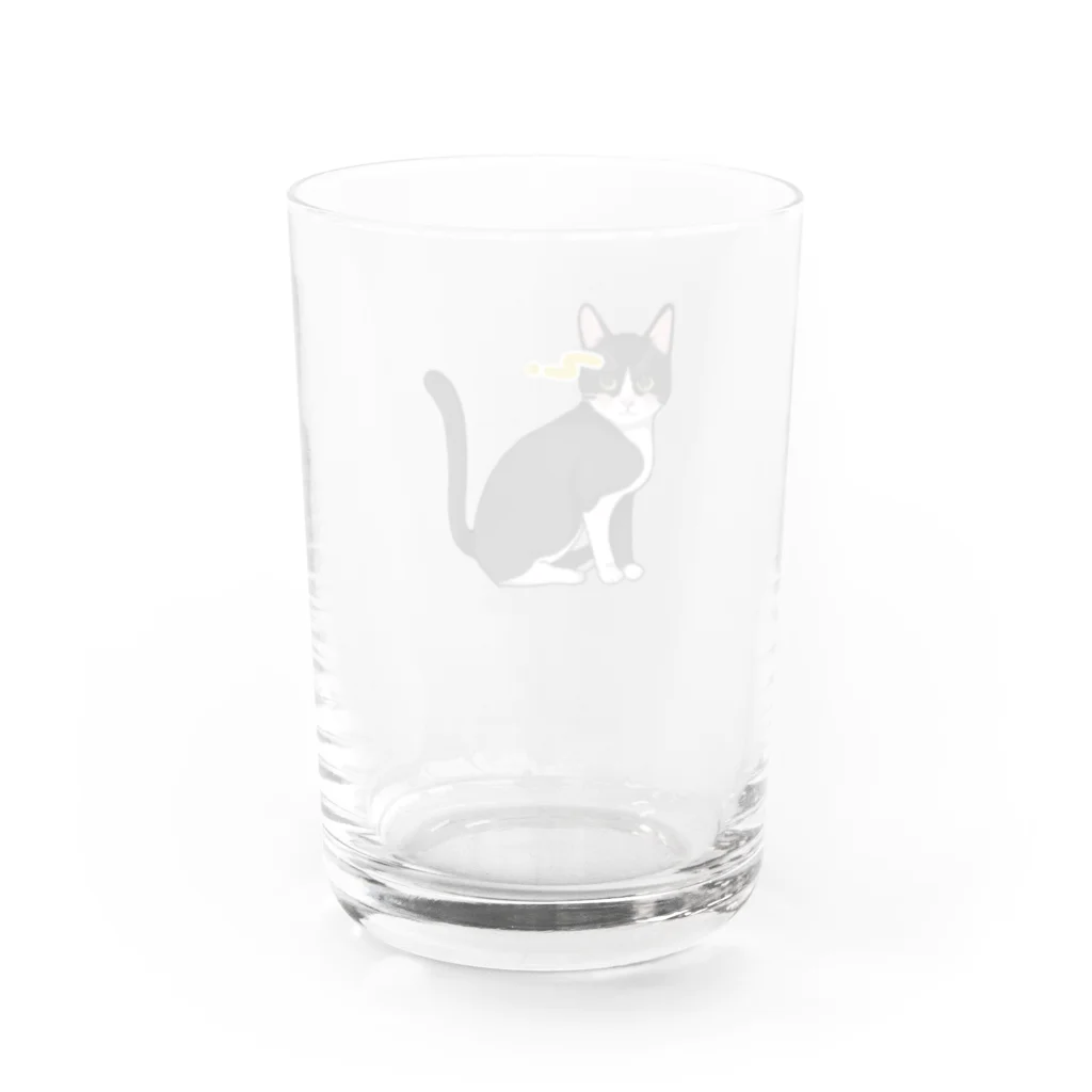 くろついchのミニぶんたくん Water Glass :back