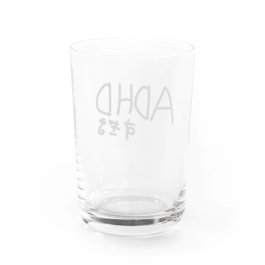 僕のshopの発達障害によるADHDすぎる。 Water Glass :back