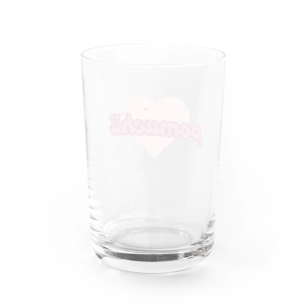 🚀ぽむちぃ🌍のぽむちぃファングッズ Water Glass :back