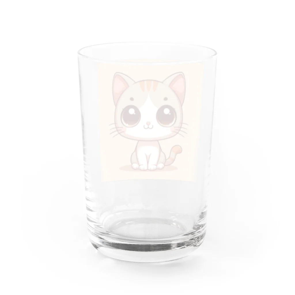 yos-1292583のねこニコばん Water Glass :back