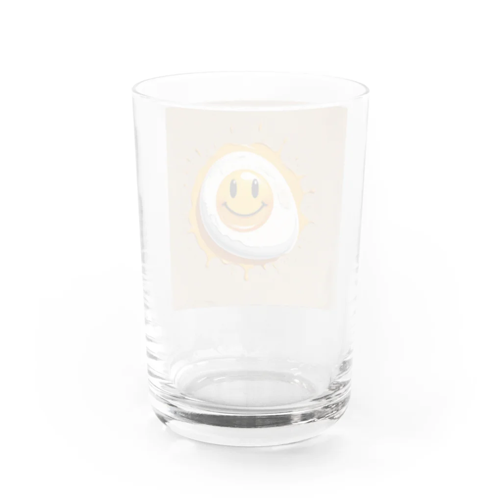 Mckenのたまごん Water Glass :back