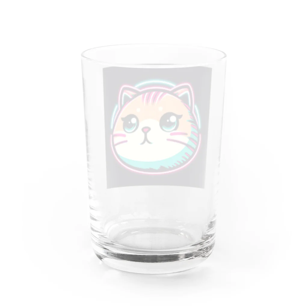 NeonSparkのエモネコ Water Glass :back