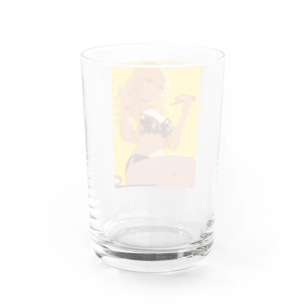 AQUAMETAVERSEの黄金色のおやつ時間 Marsa 106 Water Glass :back