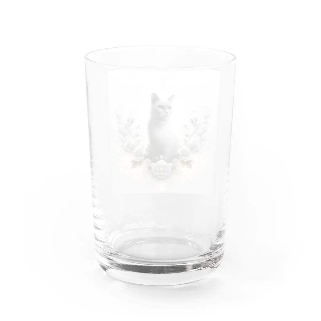 nkcamelliaの美猫 Water Glass :back