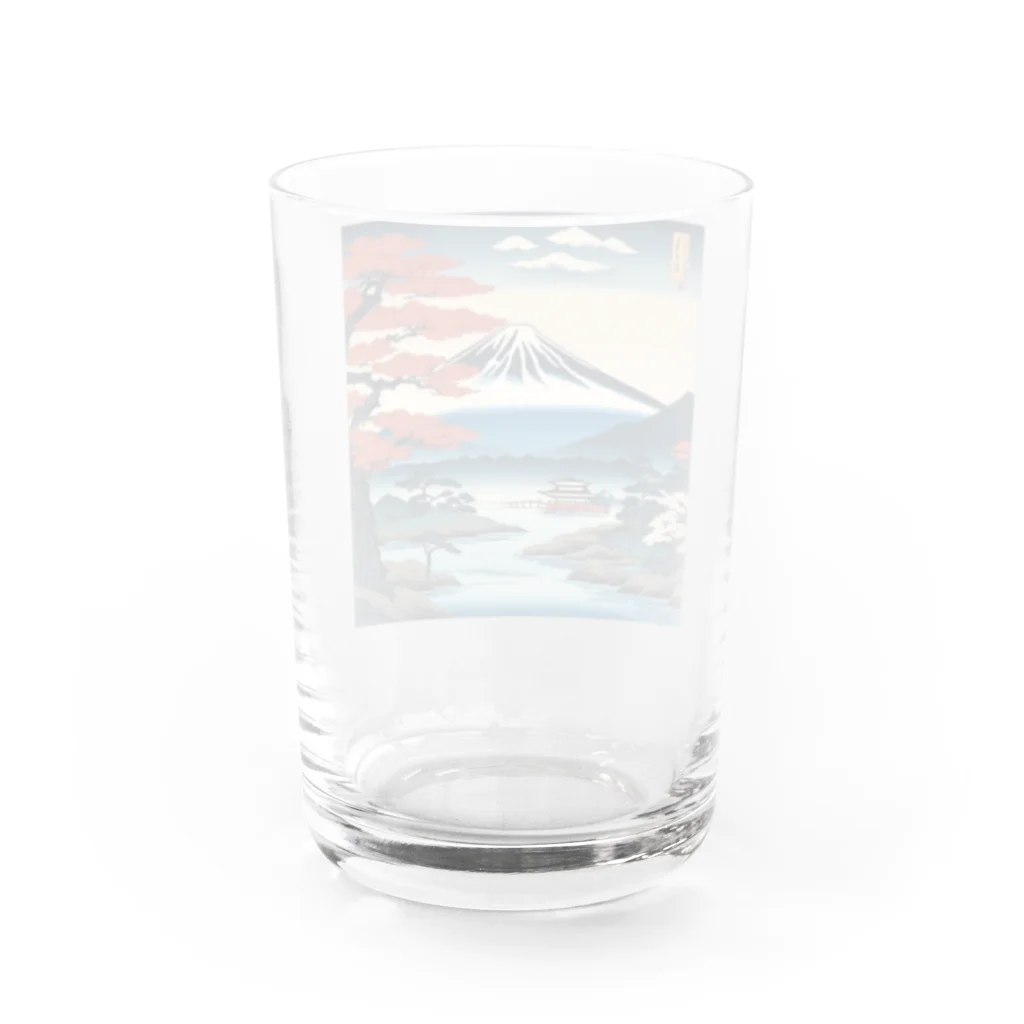 Ikinuke collection Caseの日本の文化 Water Glass :back