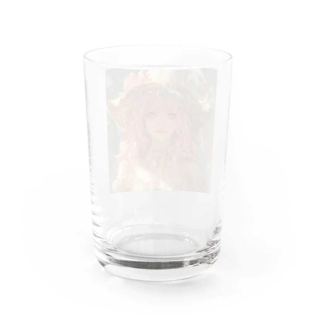 AQUAMETAVERSEのあなたをお守ります女性　なでしこ1478 Water Glass :back