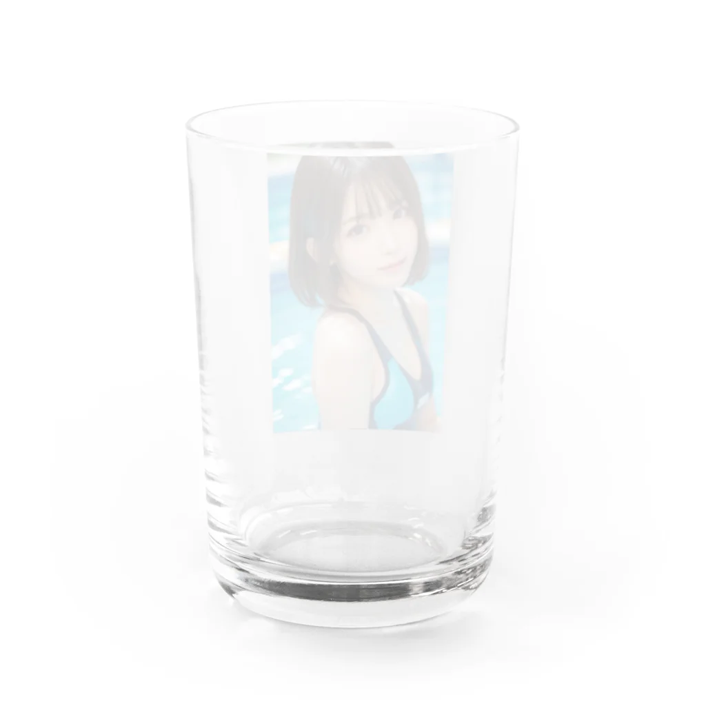 アニメイトのAI美女collection Water Glass :back