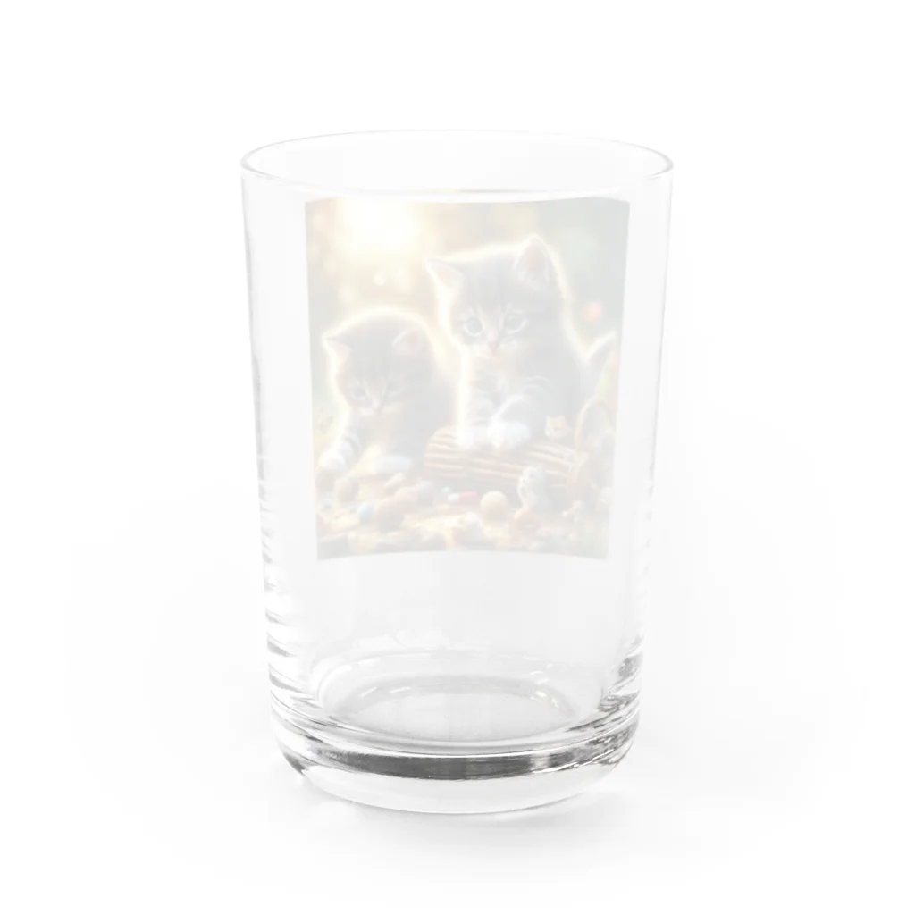 kangekiの遊ぶにゃんこNo.3 Water Glass :back