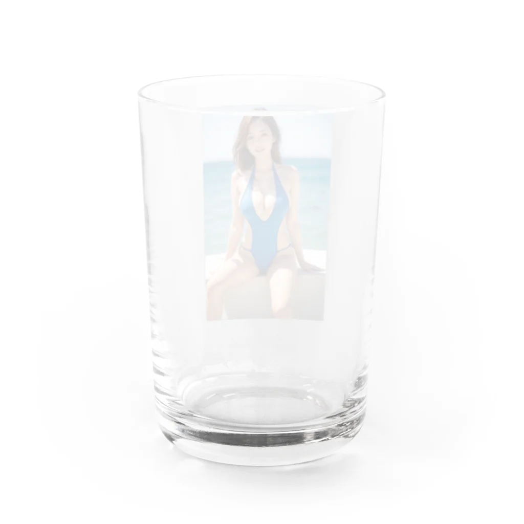 kamakirin011のAI美女の水着姿 Water Glass :back