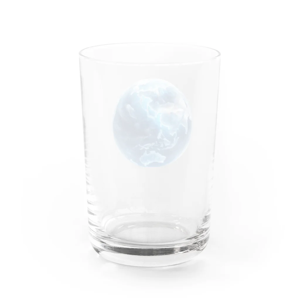 Ryoukaの地球_ガラス玉 Water Glass :back