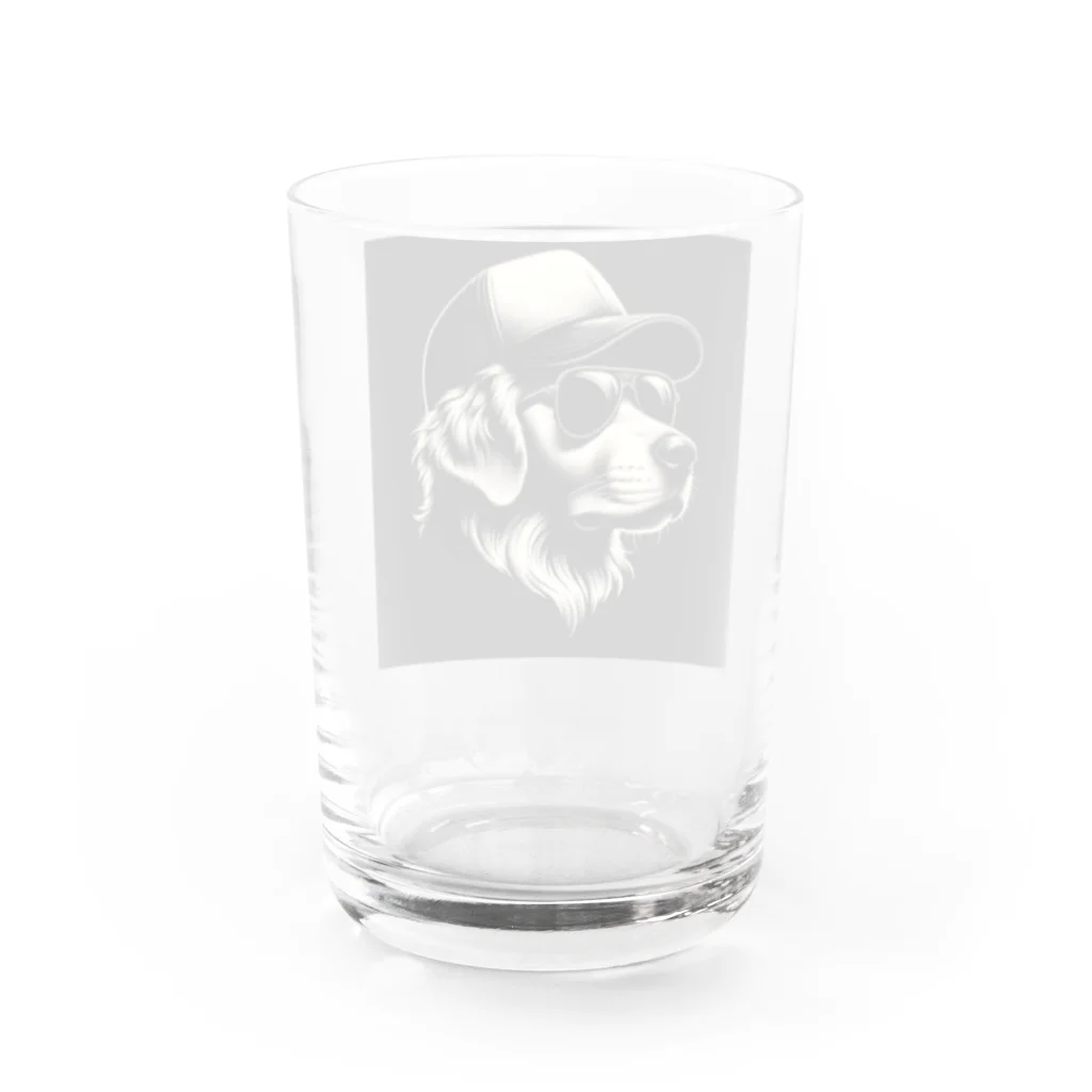 キャップ犬専門店のキャップ犬18 Water Glass :back