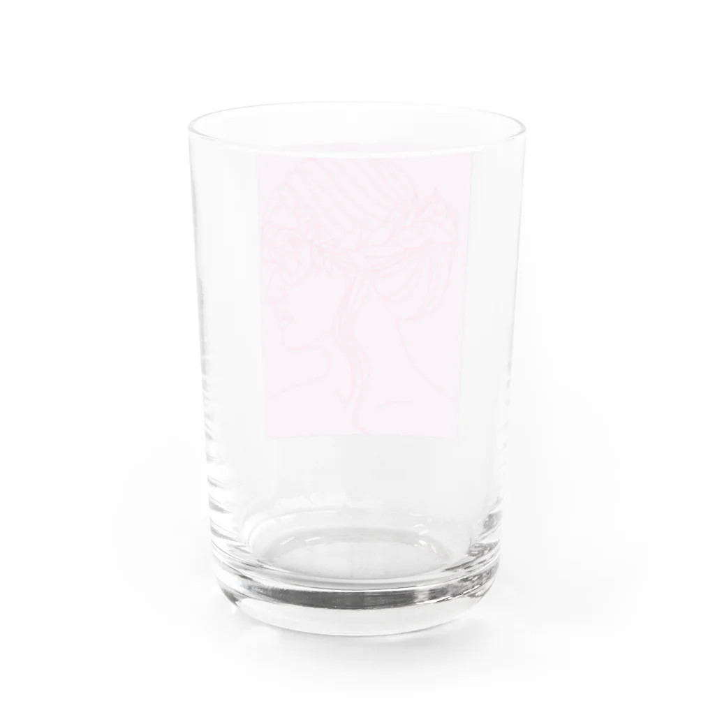 Ramen-Geniusのグリーン.ガーデン Water Glass :back