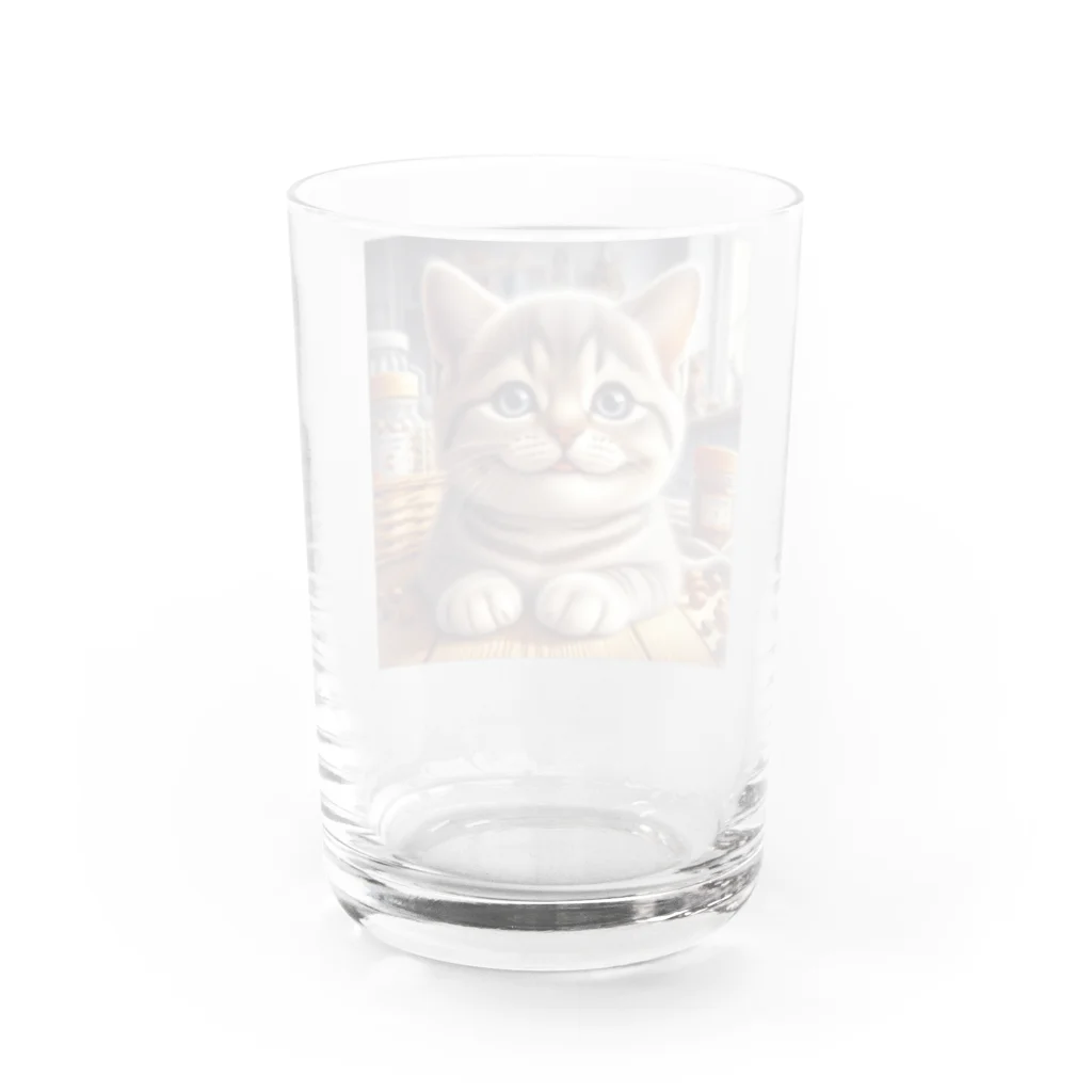 kangekiの日向のにゃんこNo.2 Water Glass :back