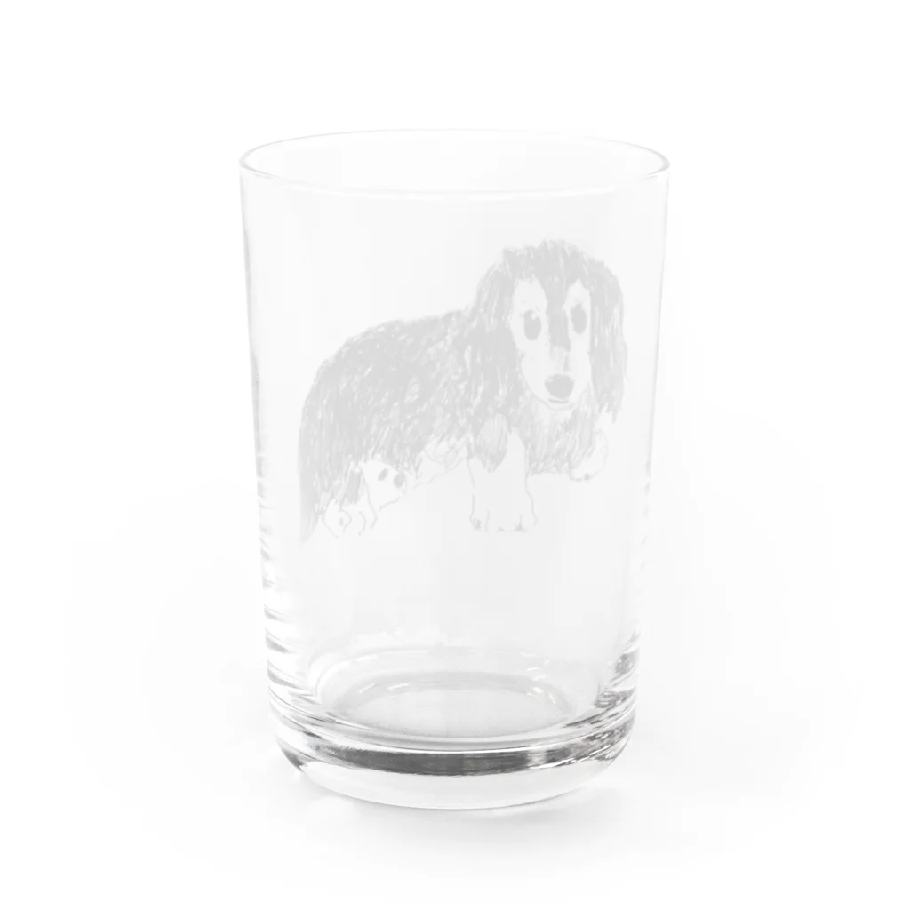 AruneMica35のdog ダックスフント Water Glass :back