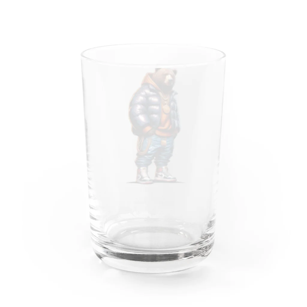 K'ramaのくまH Water Glass :back