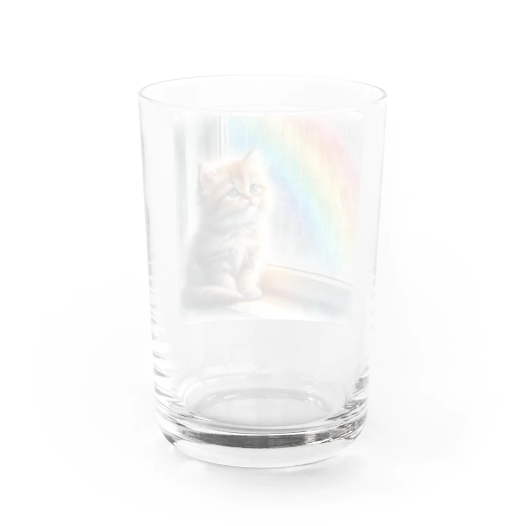 Akiraの猫 Water Glass :back