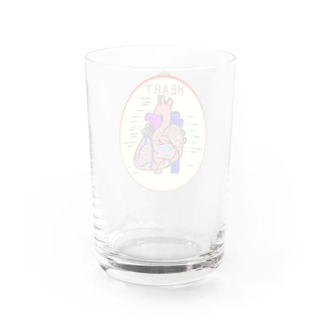 カズヨシ太郎のお店　Kazuyoshi Taro's shopの心臓　HEART Water Glass :back