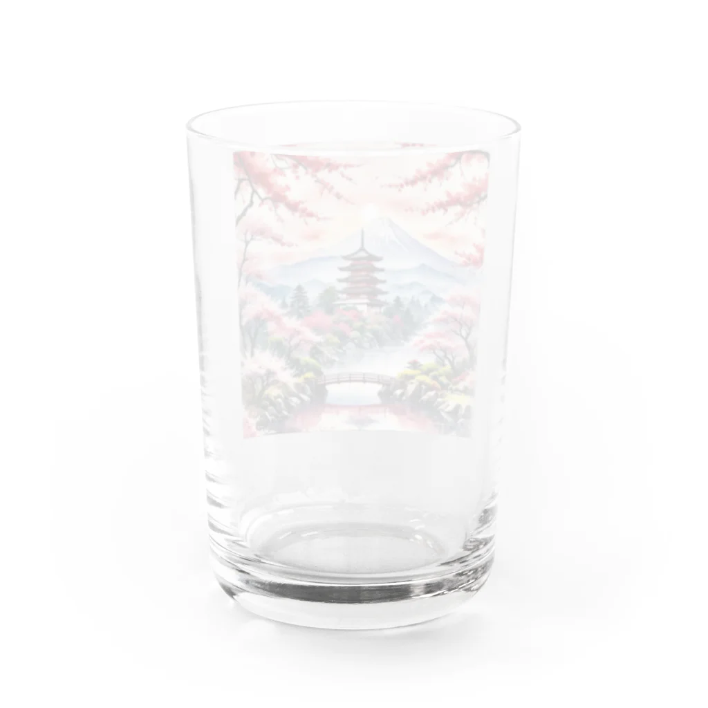 m-mike007の日本の風景 Water Glass :back